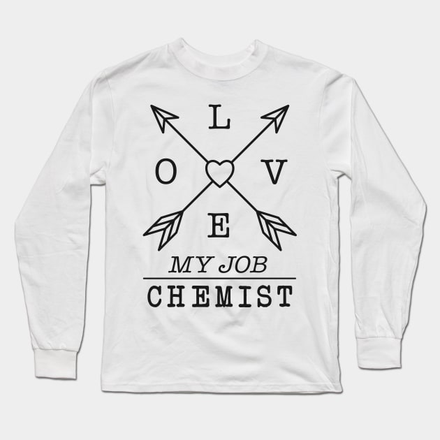 Chemist profession Long Sleeve T-Shirt by SerenityByAlex